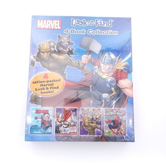MARVEL 4 Book Collection Ant-Man, Thor, Guardians Of The Galaxy, Spider-Man - Picture 1 of 5